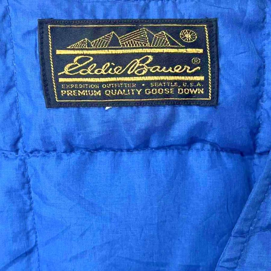 エディーバウアー EDDIE BAUER グースダウンベスト ベスト 黒タグ