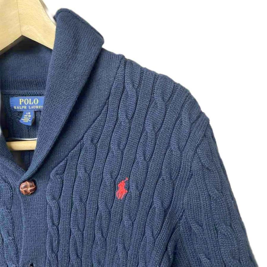 【新品未使用品】ポロラルフローレン ショールカラーカーディガン ケーブルニット 楽天市場】POLO by Ralph Lauren ラルフローレン コットン×カシミア