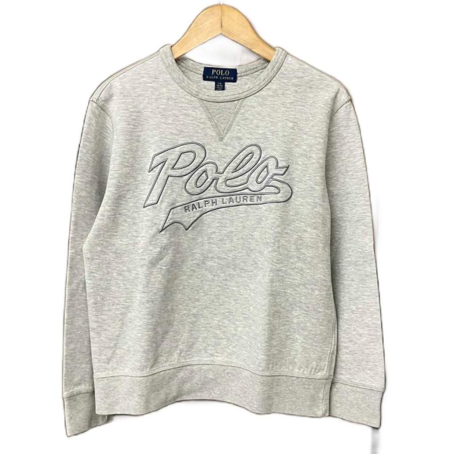 未使用⭐︎ラルフローレン150 スウェット ポロ ラルフローレン POLO RALPH LAUREN ロゴ刺繍 クルーネック