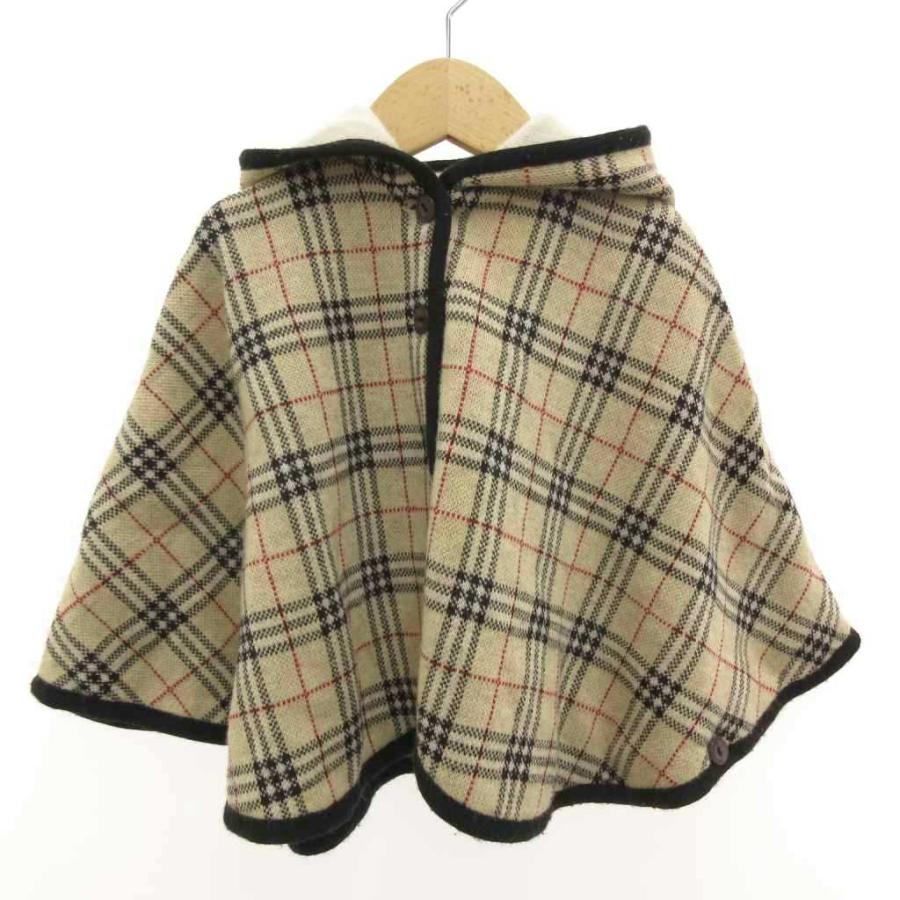 BURBERRY（バーバリー） ノバチェックポンチョ マント ボンボン付き