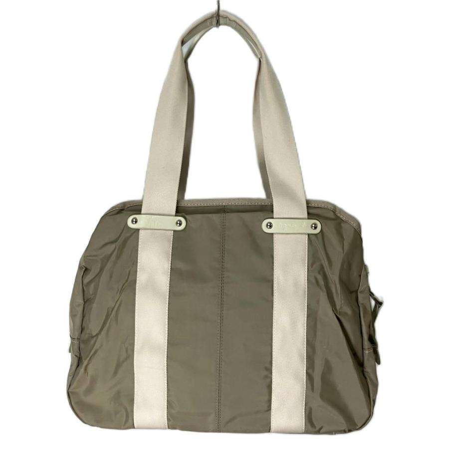 agnes b.（アニエスベー） ナイロン レザー ミニボストンバッグ