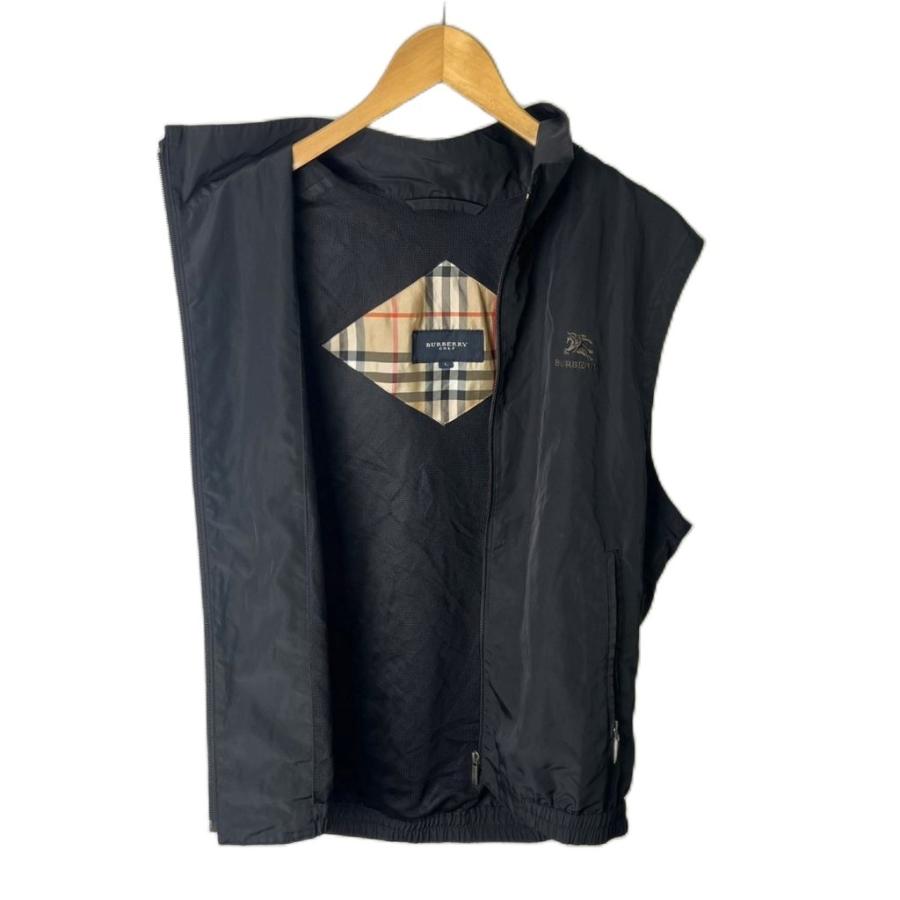 BURBERRY　ゴルフ　ベスト　ブラック バーバリーゴルフ BURBERRY GOLF ベスト ジップアップベスト ブラック