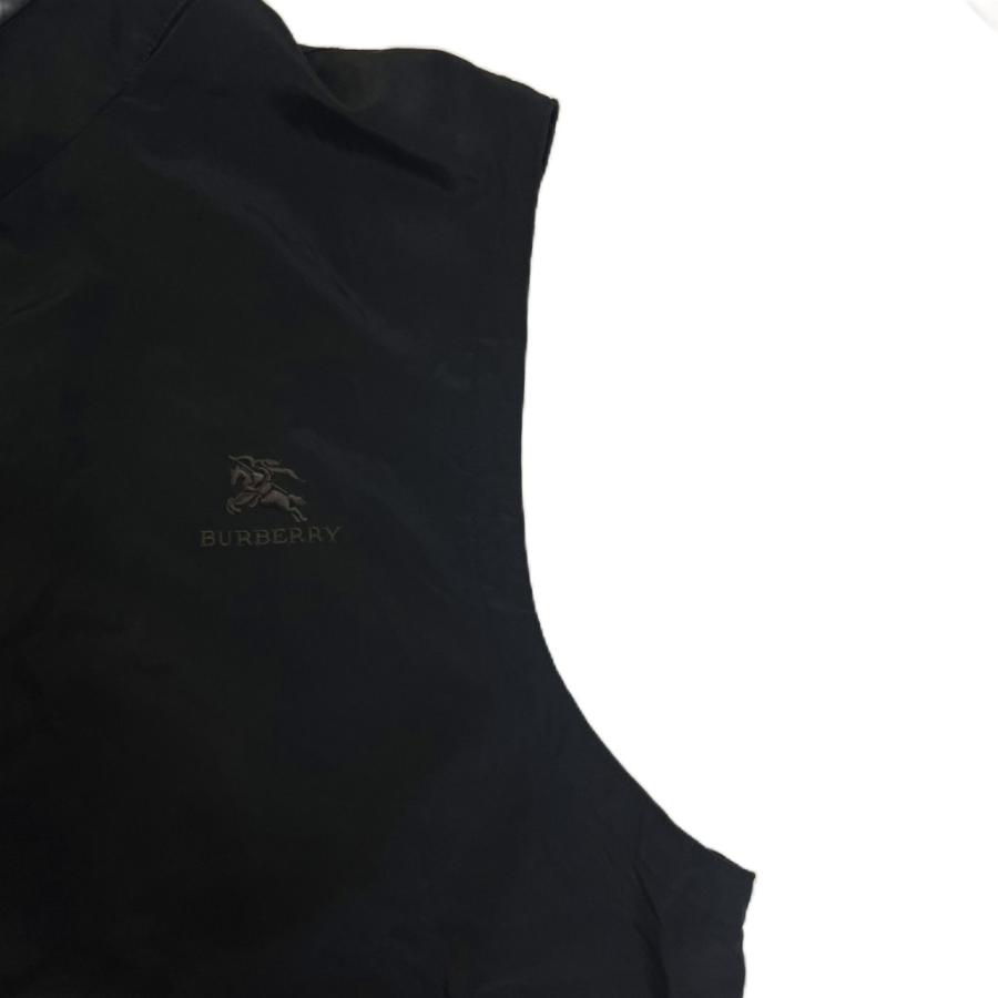 BURBERRY GOLF 薄手フルジップベスト バーバリーゴルフ BURBERRY GOLF ベスト ジップアップベスト ブラック