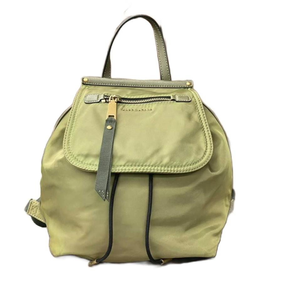マークジェイコブス MARC JACOBS ロゴ ナイロン 巾着 リュックサック 