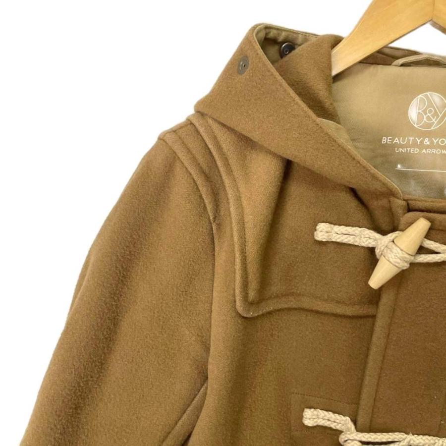 【新品 ウール】ビューティーアンドユース ダッフルコート ショート ベージュ BEAUTY&YOUTH UNITED ARROWS（ビューティーアンドユースユナイテッド