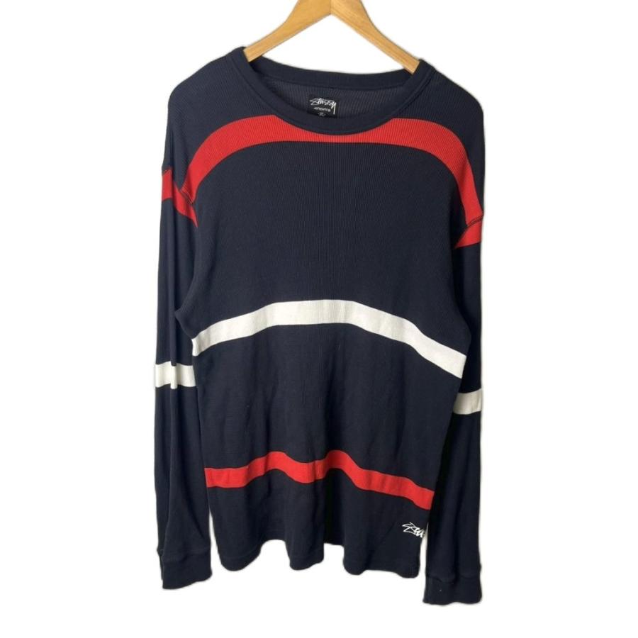 STUSSY（ステューシー） ボーダーTシャツ ロンT カットソー 長袖 XL 
