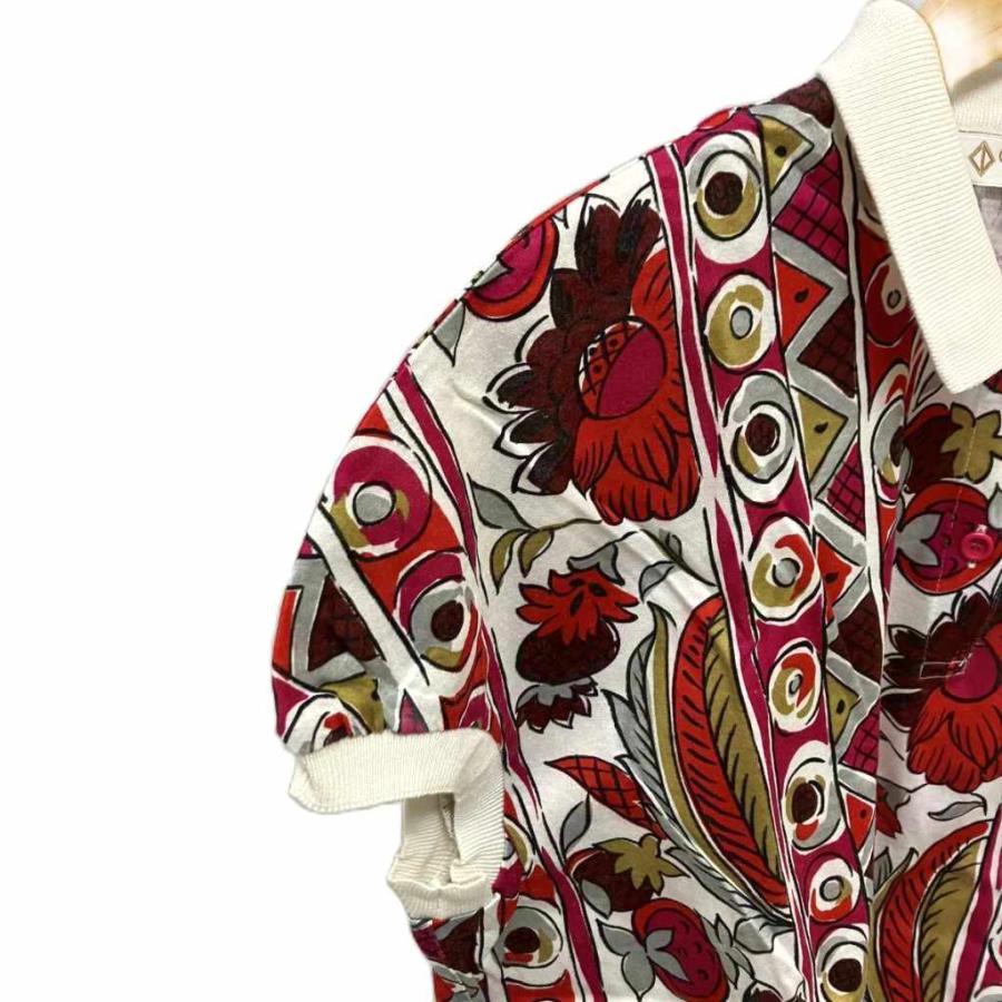 Christian Dior SPORTS 総柄ポロシャツ ショートスリーブ 花柄 L