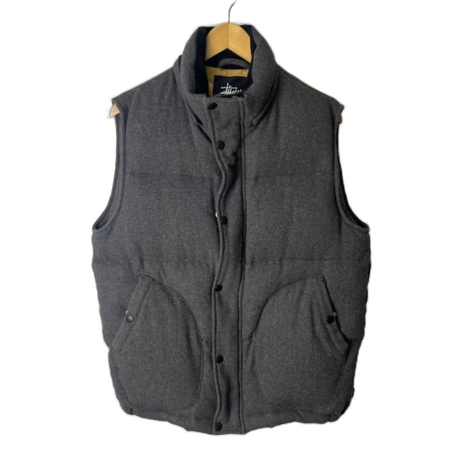 STUSSY（ステューシー） ウールダウンベスト ベスト ウール L グレー