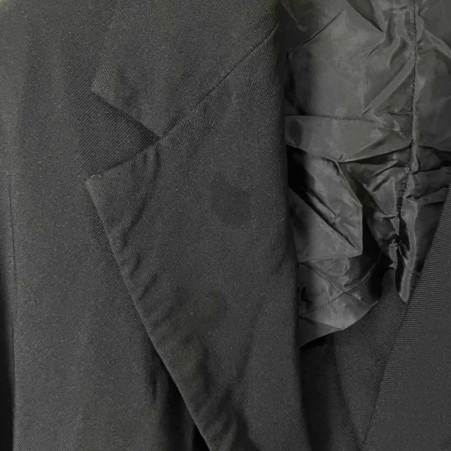 ブラックコムデギャルソン BLACK COMME des GARCONS ポリ縮 オーバー