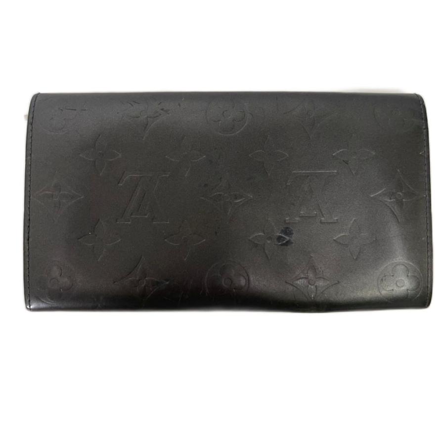 激安⚠️ポルトフォイユサラLOUIS VUITTON マットブラック LOUIS VUITTON（ルイ・ヴィトン） 長財布 モノグラム アンプラント