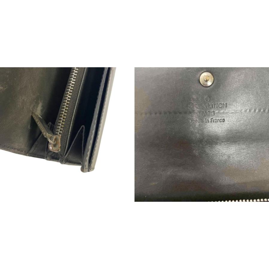 ルイ ヴィトン M65142 ポルトフォイユ サラ モノグラムマット ノワール ブラック 二つ折り財布 レザー シルバー金具 箱付 LOUIS VUITTON（未使用保管品） ルイヴィトン モノグラム マット ノワール ポルトフォイユ サラ 長財布