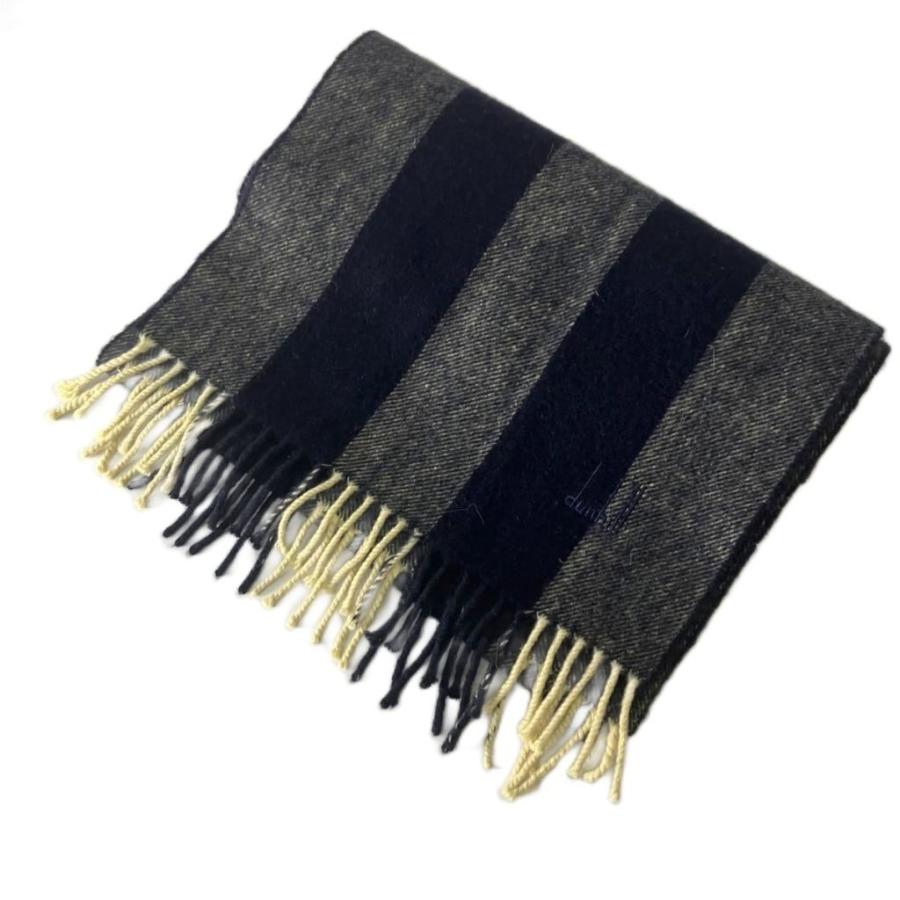 dunhill（ダンヒル） カシミヤマフラー ストール オールド ネイビー