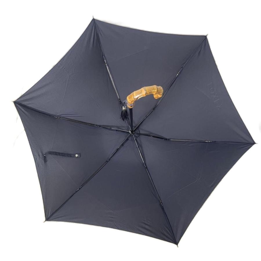 フォクシー　日傘　新品未使用 FOXEY（フォクシー） 折りたたみ傘 アンブレラ 晴雨兼用 ロゴ ネイビー