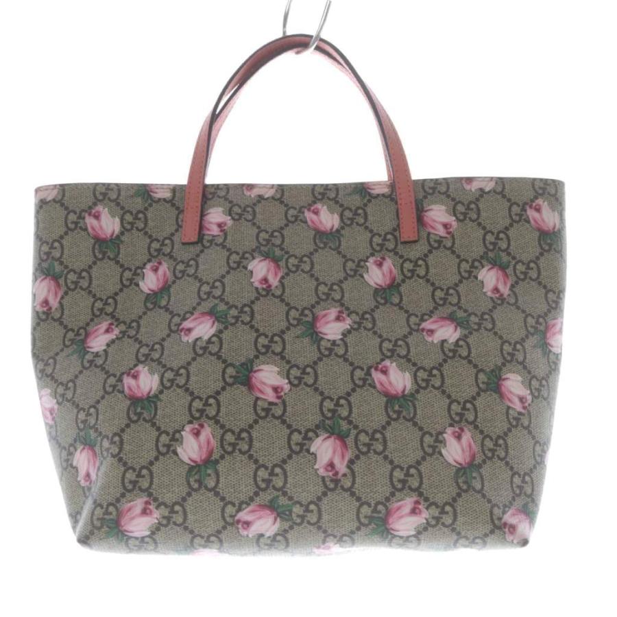 GUCCI（グッチ） チルドレンズ GGスプリーム ローズ トートバッグ