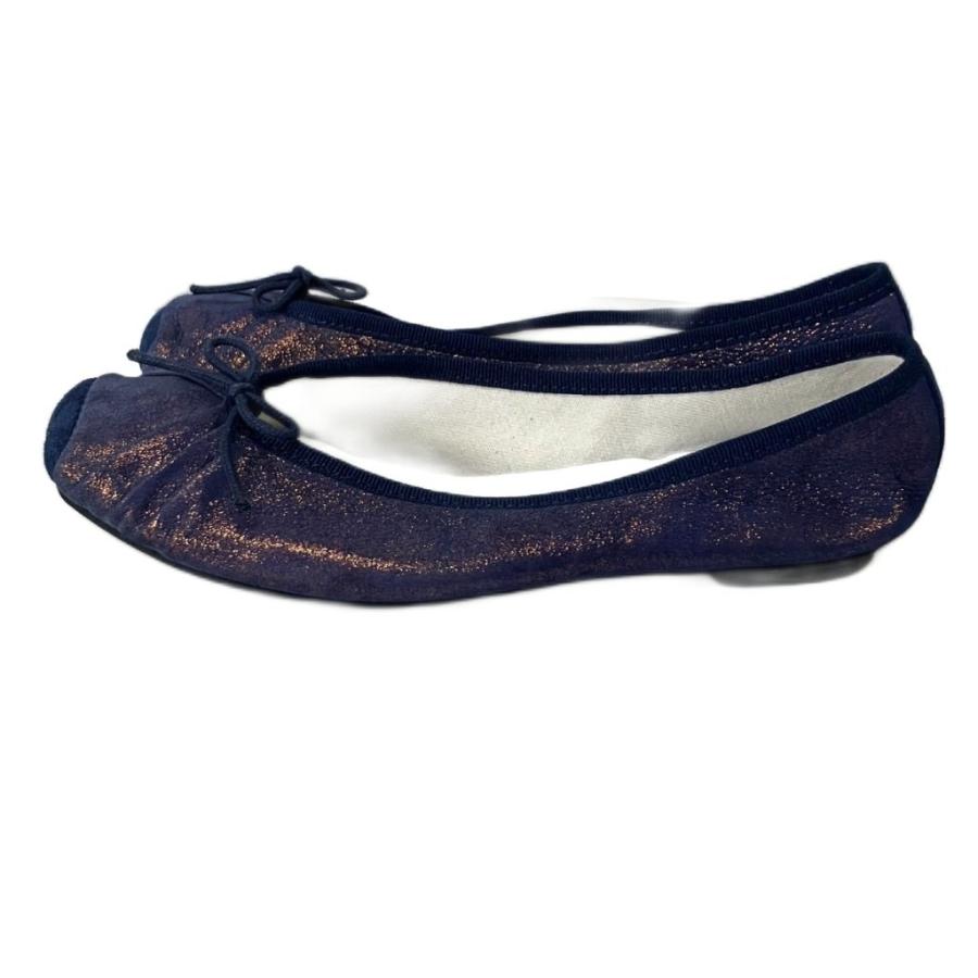 レペットサンドリオンシリーズデニムサイズ38未使用 レペット Repetto バレエ シューズ サンドリオン リボン 35 ネイビー