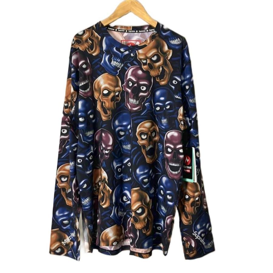 Supreme（シュプリーム） ×Marmot Base Layer L/S Top Skull Tシャツ