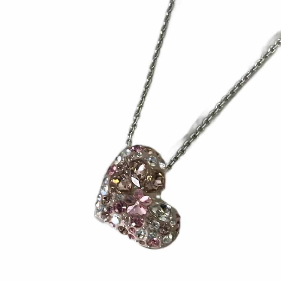 スワロフスキー SWAROVSKI ハートモチーフネックレス ペンダント 