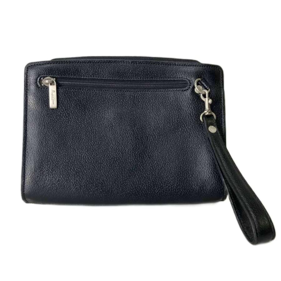アクアスキュータム AQUASCUTUM セカンドバッグ クラッチバッグ レザー