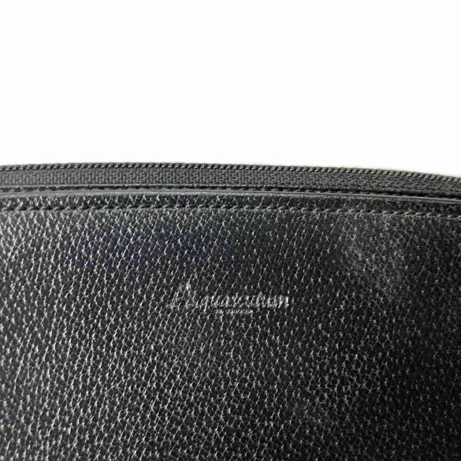 アクアスキュータム AQUASCUTUM セカンドバッグ クラッチバッグ レザー