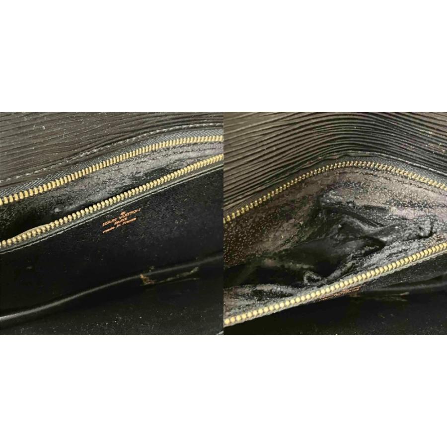 メンズ LOUIS VUITTON エピ ポシェット・セリエ ドラゴンヌクラッチバッグ