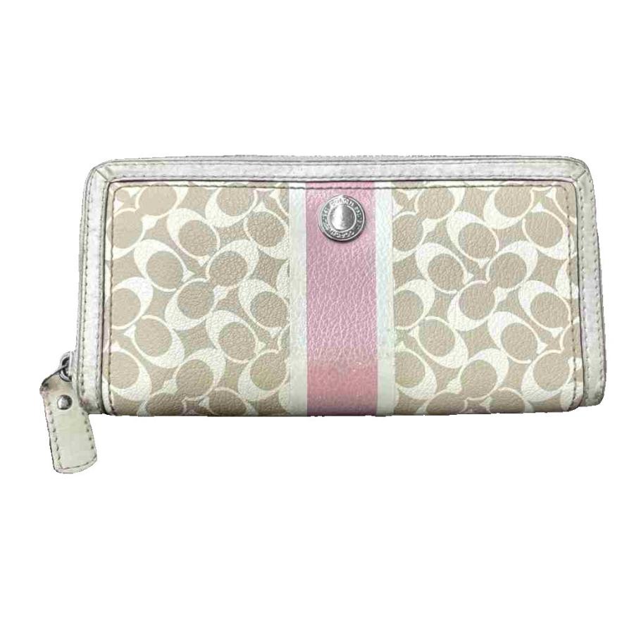 COACH（コーチ） 長財布 ロングウォレット シグネチャー ラウンド 