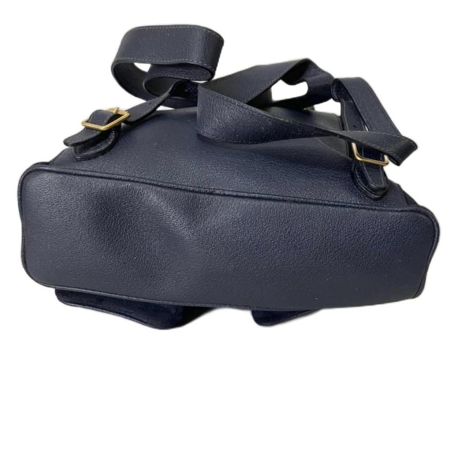 GUCCI（グッチ） バンブー リュックサック デイパック ネイビー 003