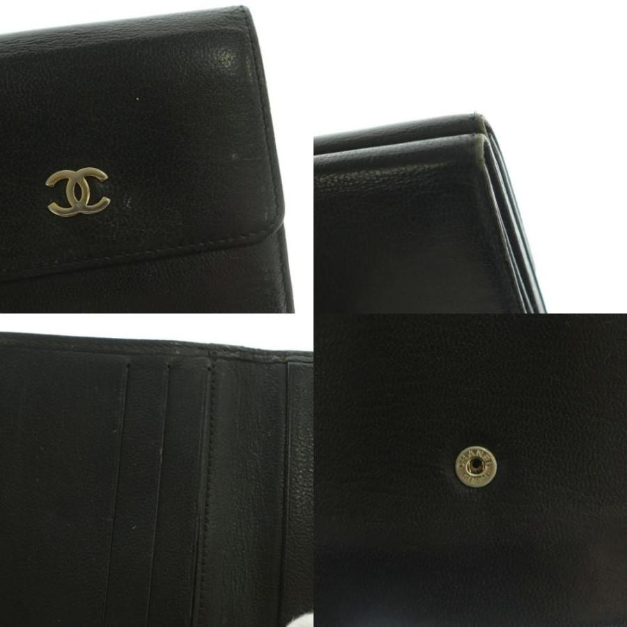 CHANEL（シャネル） 財布 三つ折り 小銭入れ レザー ココマーク 本革