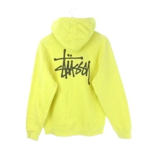 STUSSY（ステューシー） プルパーカー M 黄 イエロー 長袖 フード付き 