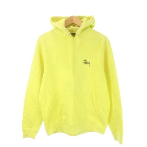 ステューシー STUSSY プルパーカー M 黄 イエロー 長袖 フード付き 