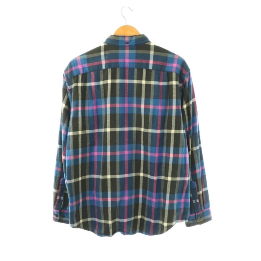 SUPREME シュプリーム 23AW Plaid Flannel 8hirt チェック フランネル シャツ ブルー サイズM 正規品 / 32932 Supreme（シュプリーム） SUPREME 23AW Plaid Flannel Shirt シャツ