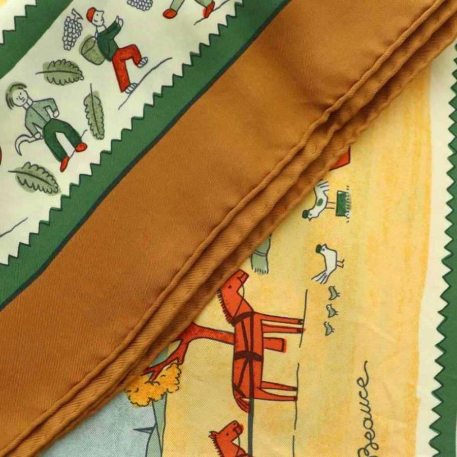 HERMES（エルメス） カレ90 RETOUR A LA TERRE 故郷に帰る スカーフ