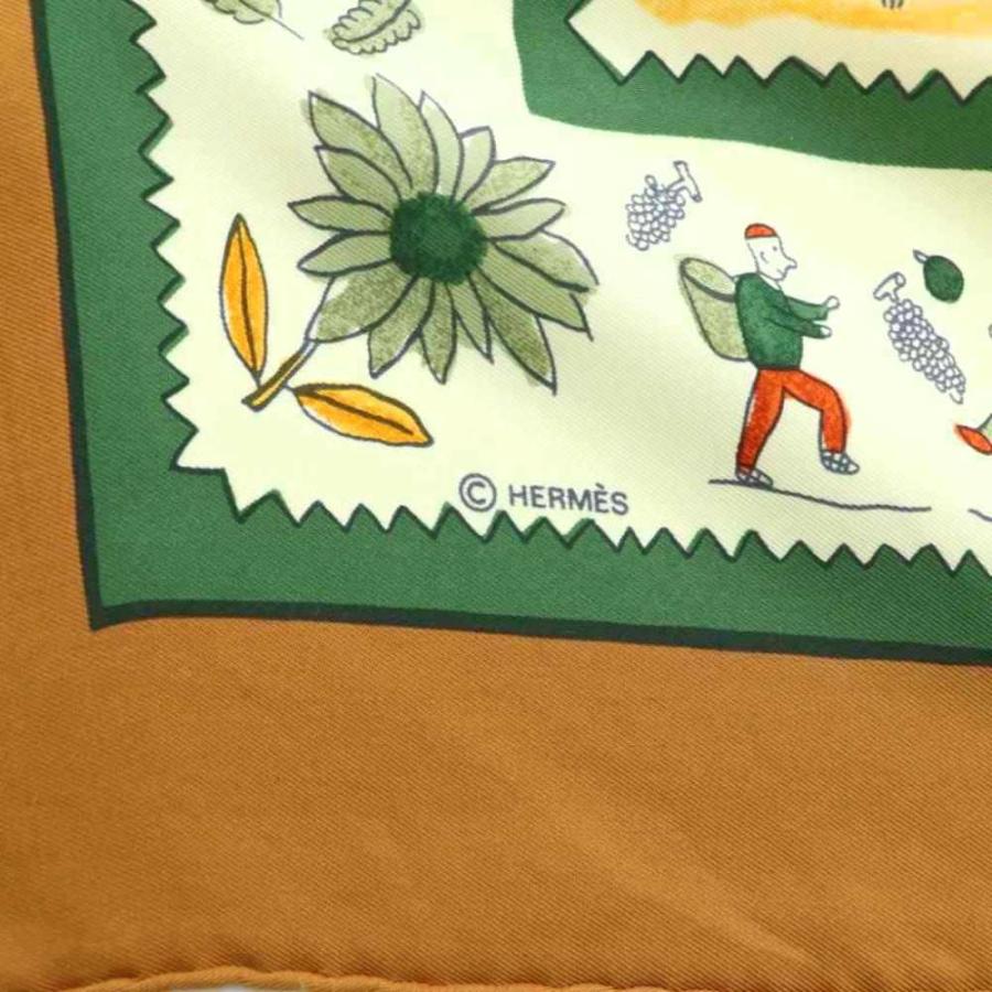 HERMES（エルメス） カレ90 RETOUR A LA TERRE 故郷に帰る スカーフ