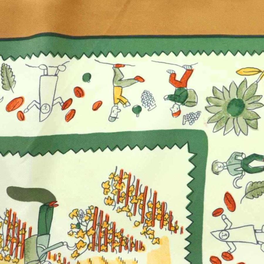 HERMES（エルメス） カレ90 RETOUR A LA TERRE 故郷に帰る スカーフ