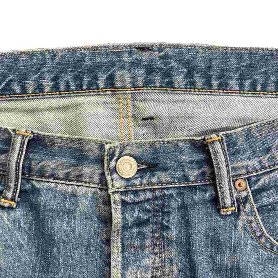 A.PRESSE アプレッセ 22SS Washed Denim Wide Pants デニムパンツ ジーンズ 34 インディゴブルー 22SAP-04-07H メンズ_2