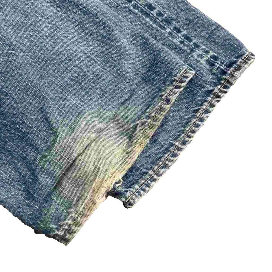 A.PRESSE アプレッセ 22SS Washed Denim Wide Pants デニムパンツ ジーンズ 34 インディゴブルー 22SAP-04-07H メンズ_3