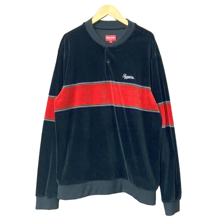 Supreme（シュプリーム） SUPREME 17AW Velour Snap Henley Tシャツ
