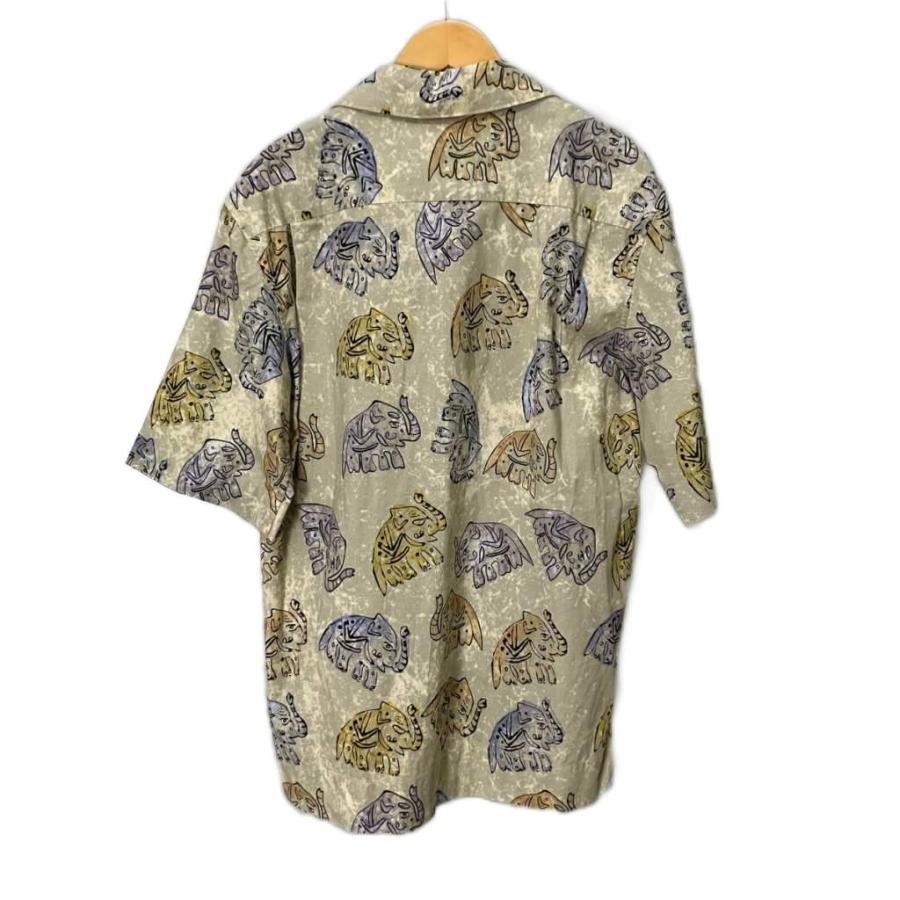 acne studios シャツ 開襟 フラワー 20aw ベージュ サイズ48 アクネ