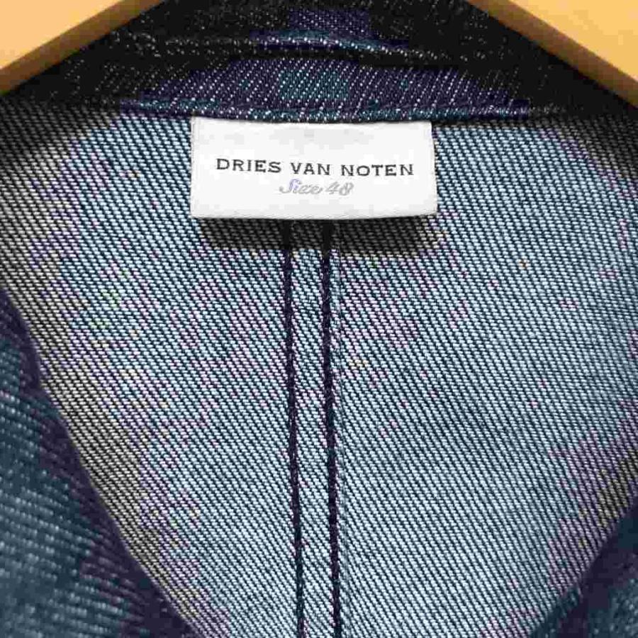 [新品]24FW DRIES VAN NOTEN デニムジャケット カバーオール ドリスヴァンノッテン DRIES VAN NOTEN デニムカバーオール デニム