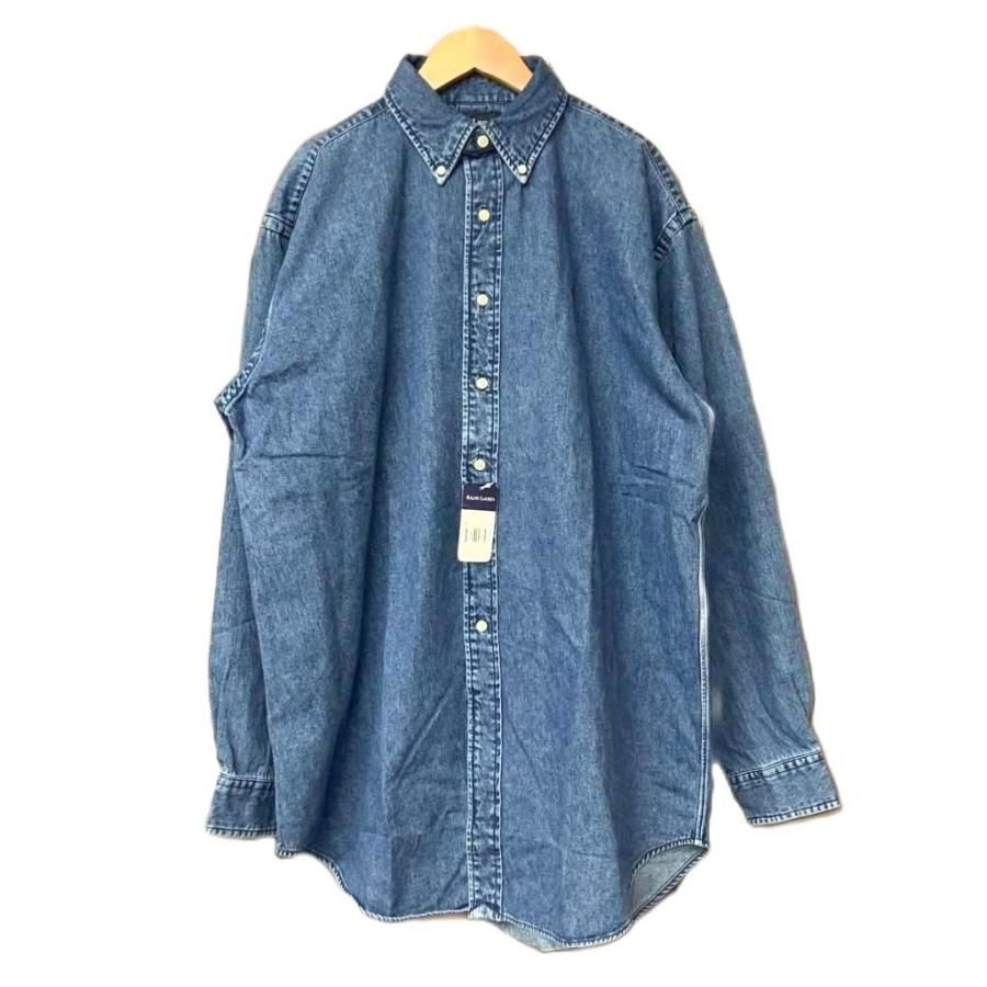 新品POLO ラルフローレン ヴィンテージ加工 デニムシャツ POLO RALPH LAUREN（ポロ・ラルフローレン） 未使用品 ポロ バイ
