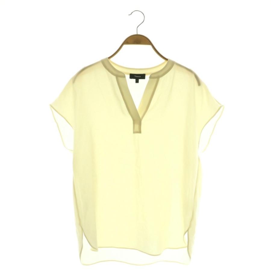 【2025今期✨️セオリー】 Satin Crepe Easy Popover theory（セオリー） Theory 25SS SATIN CREPE EASY POPOVER ブラウス