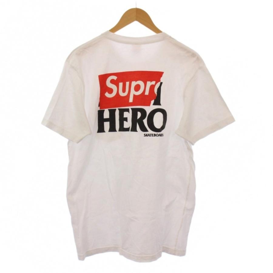 Supreme（シュプリーム） SUPREME ANTI HERO Logo Pocket Tee ロゴ 