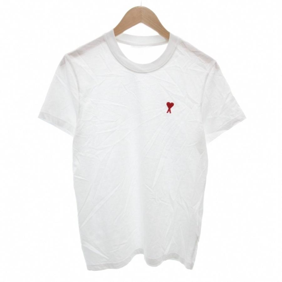 アミパリス AMI PARIS Tシャツ カットソー ロゴ 刺繍 半袖 クルー