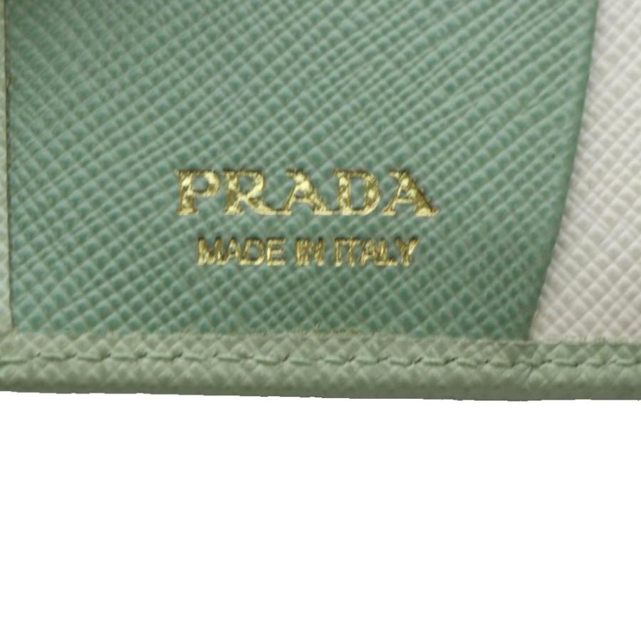 PRADA（プラダ） PRADA SAFFIANO TRIANGOLO ウォレット 財布 二つ折り