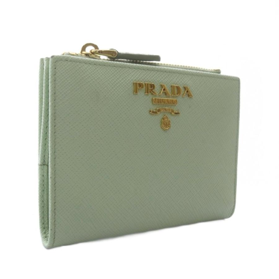 PRADA（プラダ） PRADA SAFFIANO TRIANGOLO ウォレット 財布 二つ折り