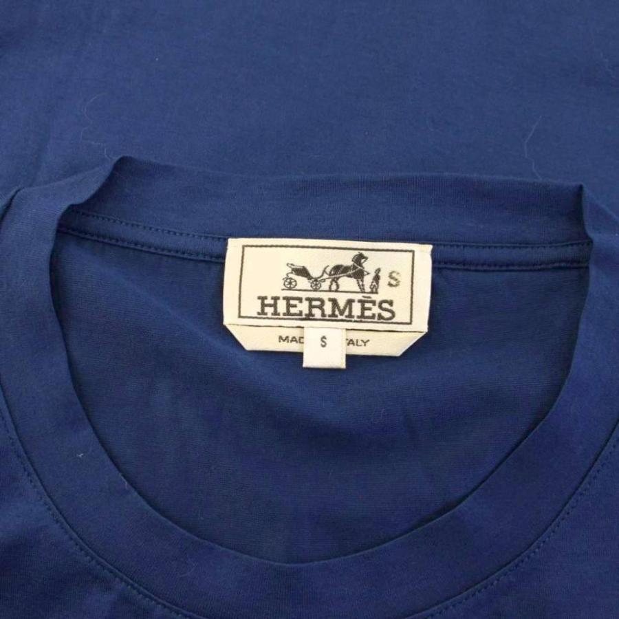 HERMES（エルメス） ポケットTシャツ カットソー クルーネック 半袖 S