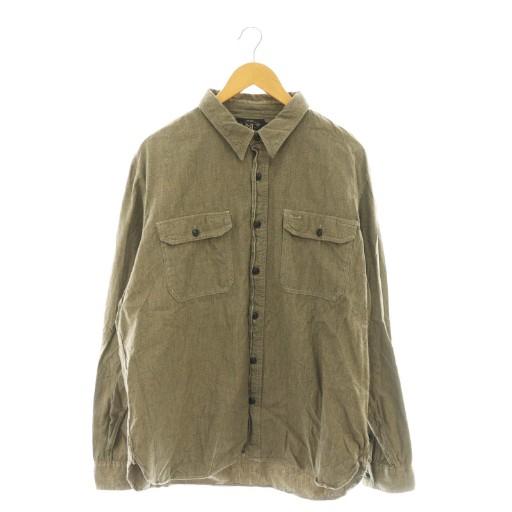 ダブルアールエル RRL シャンブレーシャツ ワークシャツ 長袖 XL