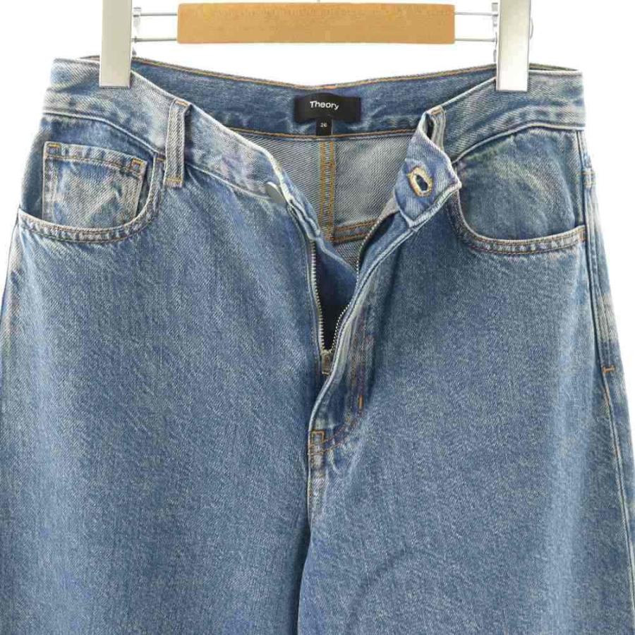 theory（セオリー） 25SS RELAXED DENIM HW WIDE JEAN デニムパンツ