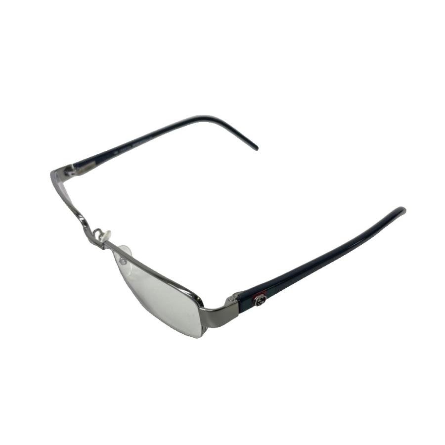 GUCCI（グッチ） 眼鏡 メガネ 度入り シェリーライン ハーフリム 52ロ