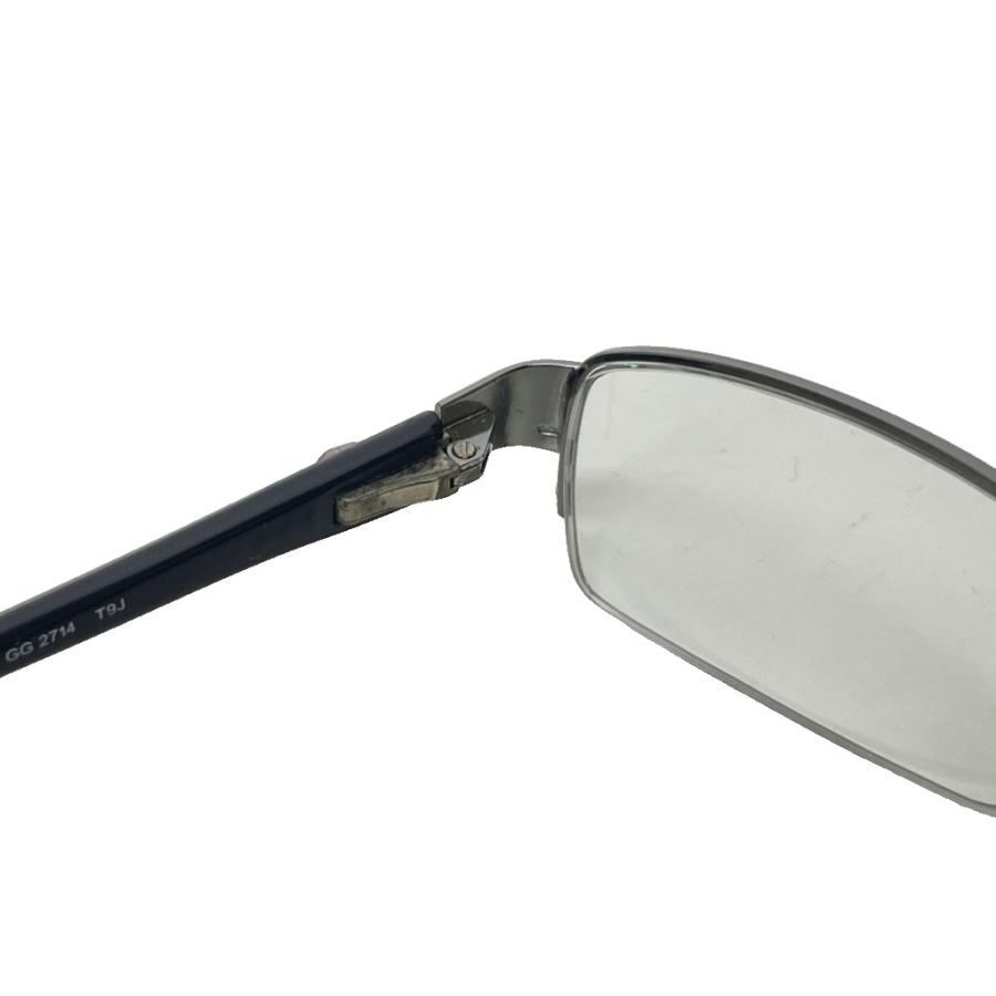 GUCCI（グッチ） 眼鏡 メガネ 度入り シェリーライン ハーフリム 52ロ