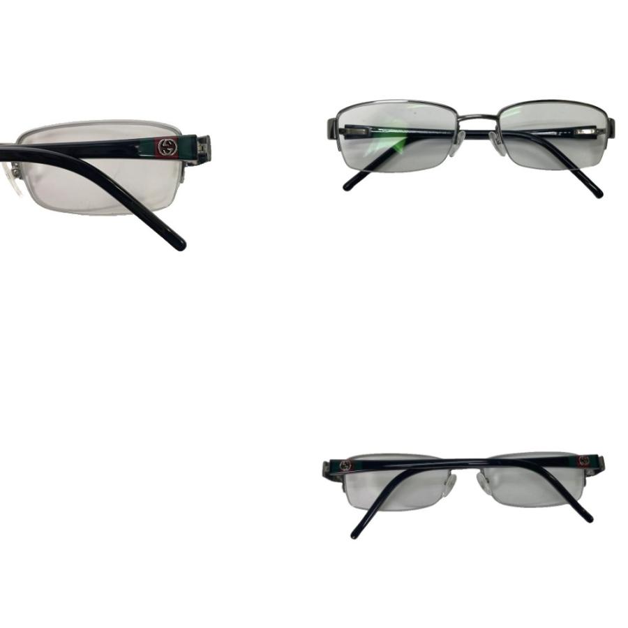 GUCCI メガネ 度あり GUCCI（グッチ） 眼鏡 メガネ 度入り シェリーライン ハーフリム 52ロ
